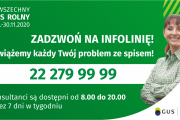 Masz problem ze spisem rolnym? Dzwoń na infolinię! Masz problem ze spisem rolnym? Dzwoń na infolinię!
